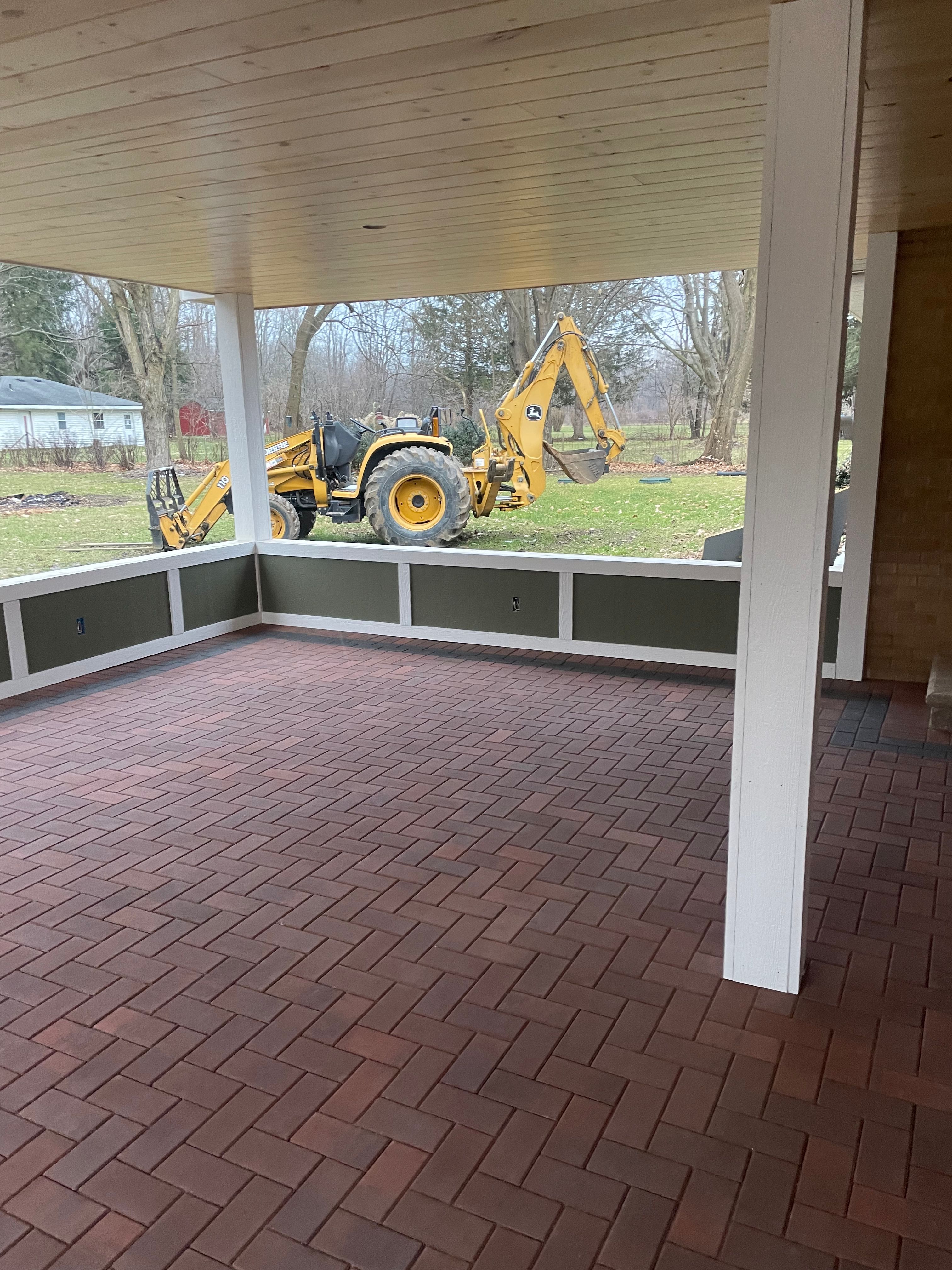 Room addition with custom framing